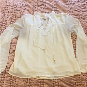 Cream Blouse